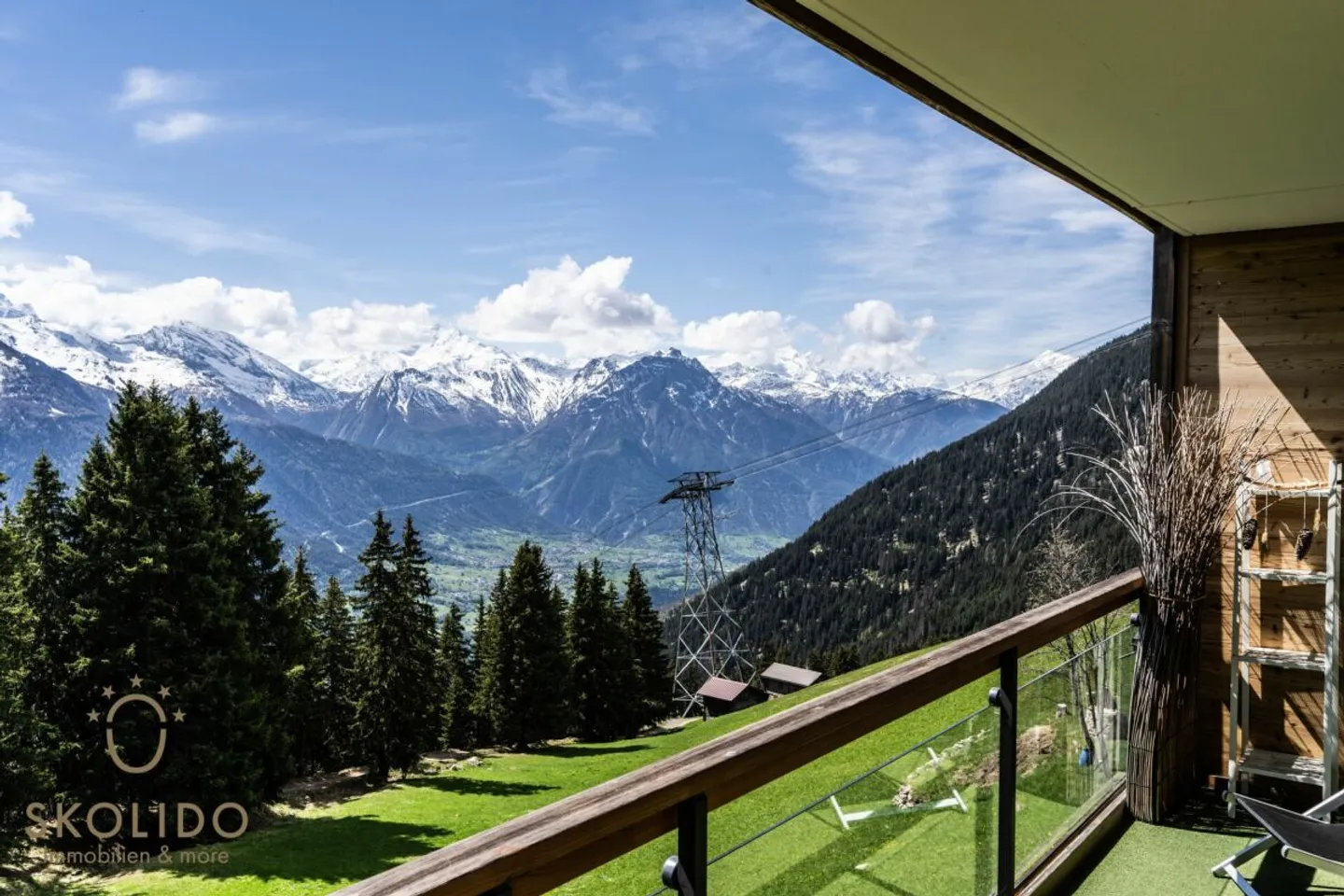 Grosses Studio-Apartment mit unverbaubarem Weitblick in der Aletscharena - Photo 13 sur 13