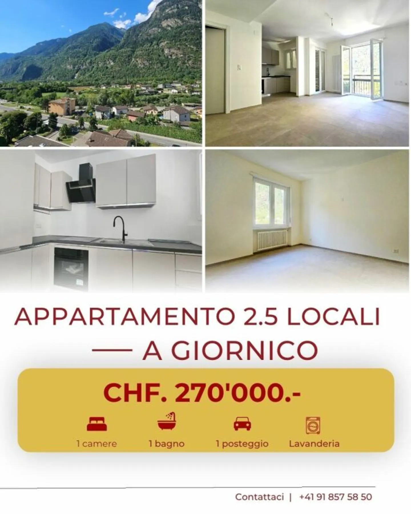 INTERESSANTI APPARTAMENTI 2.5 LOCALI - Photo 1 of 13