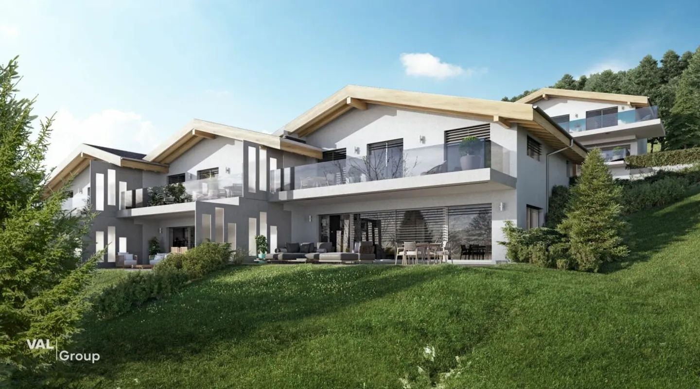 Appartamento nuovo 3.5 locali con grande balcone in una villa a due unità - Foto 4 di 10