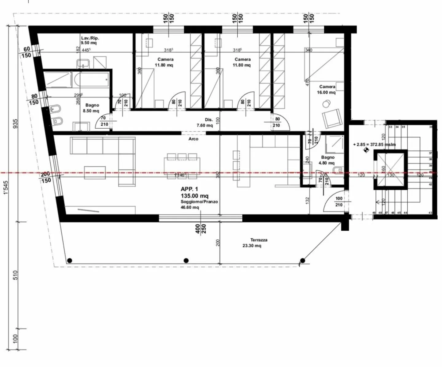 4.5 ROOMS IN MALVAGLIA - Photo 12 of 13
