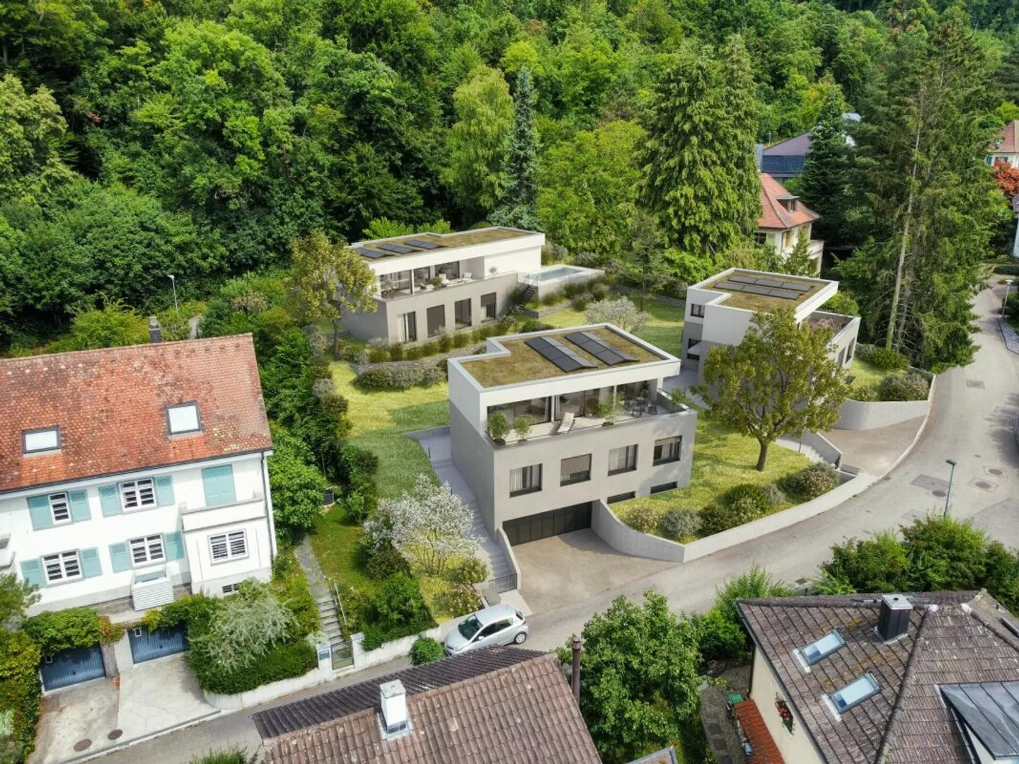 Living with a View in Arlesheim! - Detached Single-Family House, House No. 1 - Photo 12 of 13
