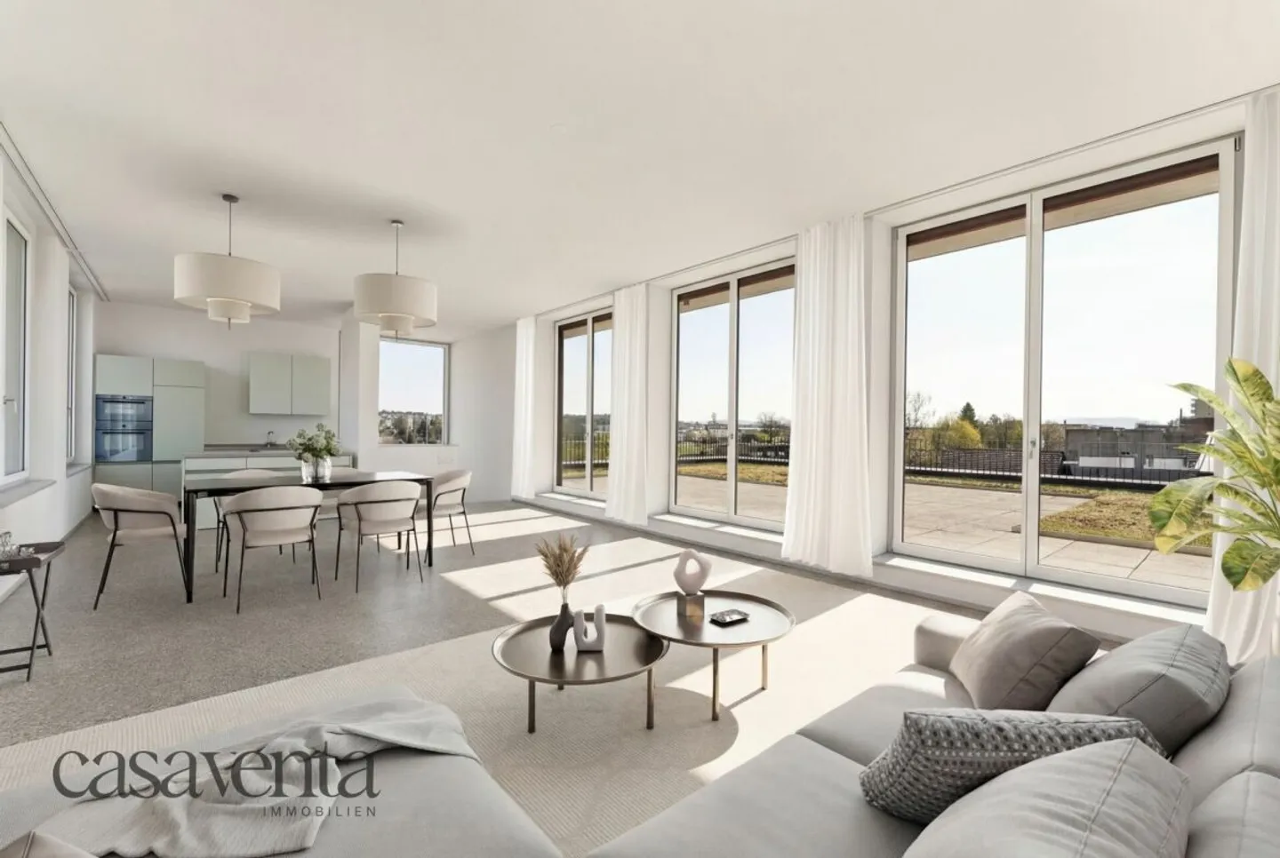 Appartement penthouse exclusif en attique avec terrasse spacieuse et finitions de haute qualité à Wohlen - Photo 3 sur 13