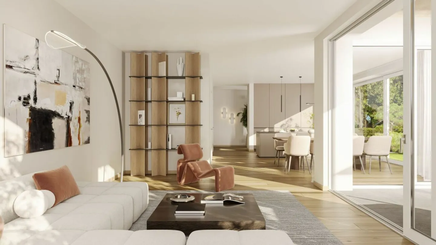 Panoramic View & Idyllic - Modern Double Family House in Bichelsee - Photo 4 of 6