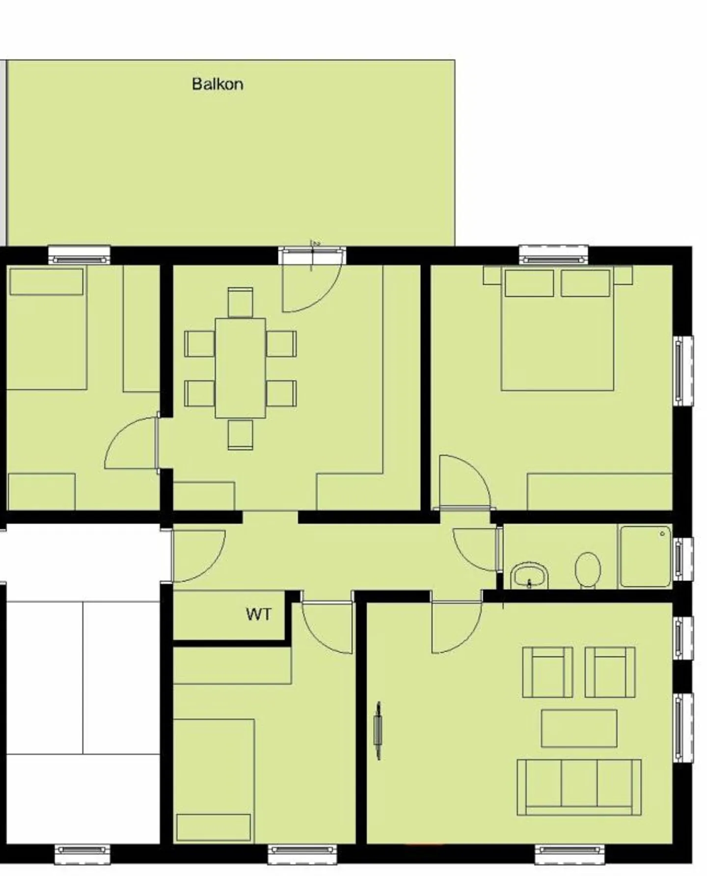 Appartement 4.5 pièces en emplacement central - Photo 10 sur 10