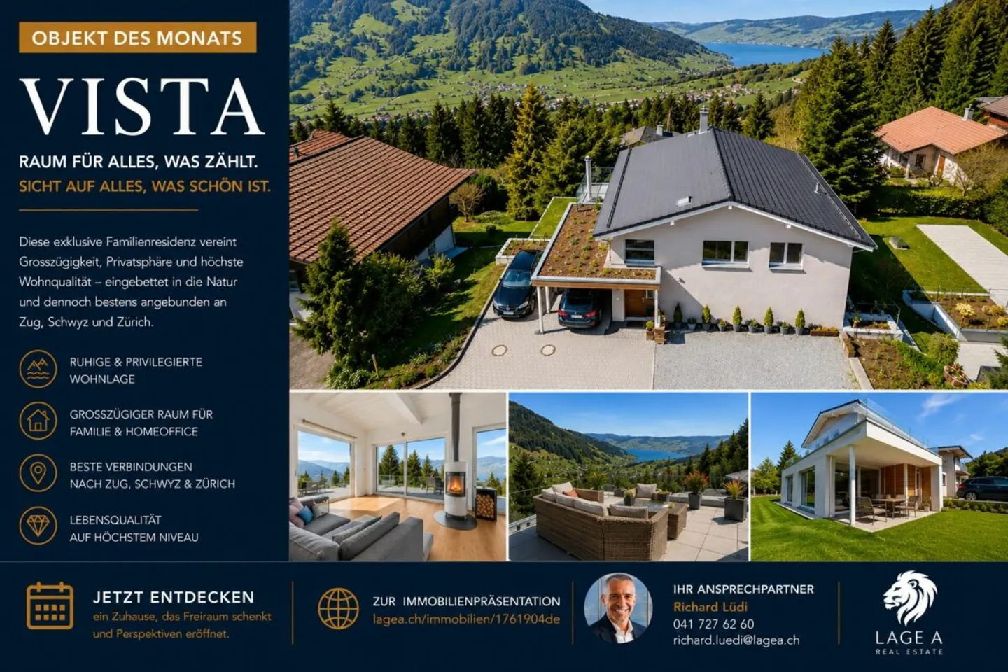Modernes Einfamilienhaus mit Seeblick - Foto 1 von 13