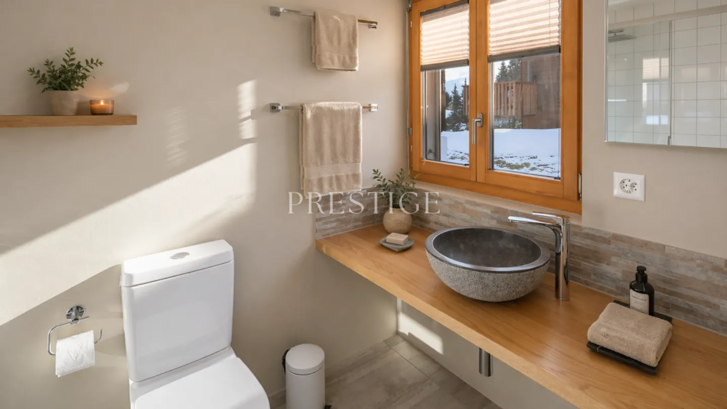 Family chalet or bright pied-à-terre in Anzère - Photo 12 of 13