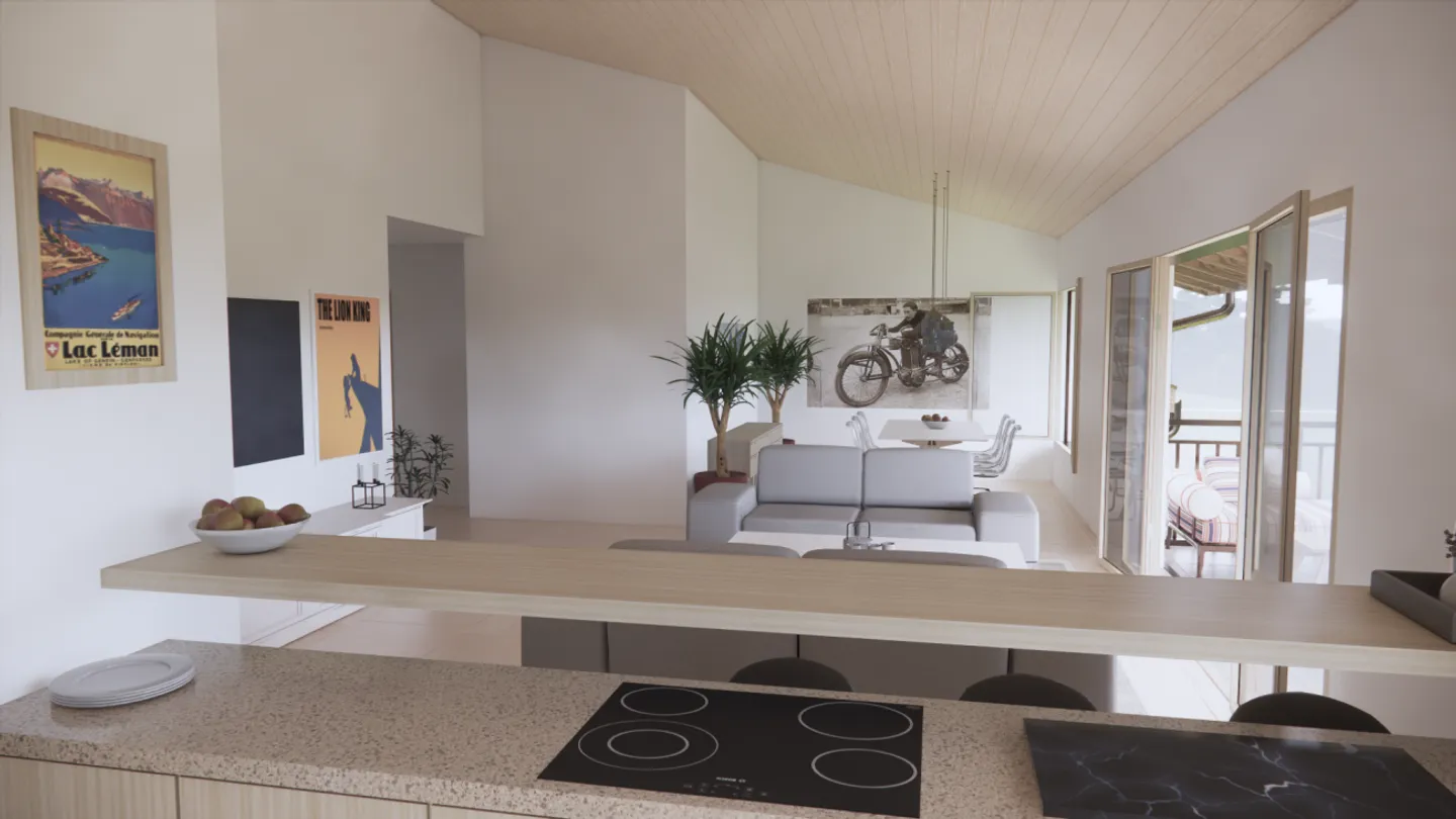 Promotion Résidence du Moulin, Bernex - Appartement B22 attique dans une résidence calme et résidentiel en campagne - Photo 5 sur 5