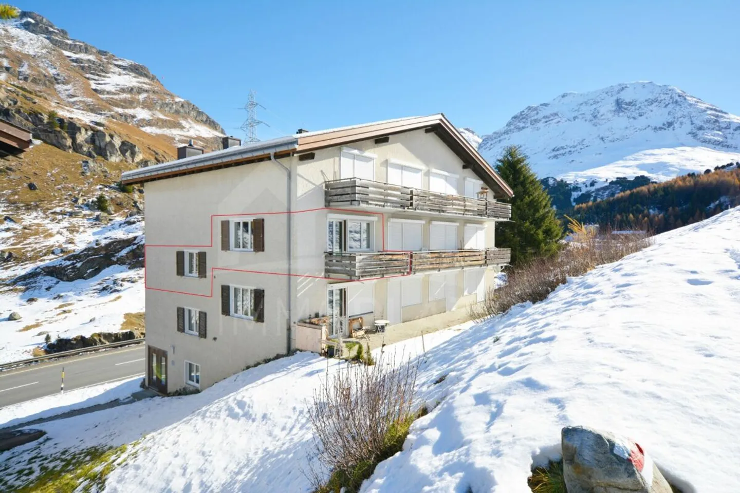 Appartamento vacanze 2½ locali vicino alla pista da sci a Bivio - Foto 1 di 7