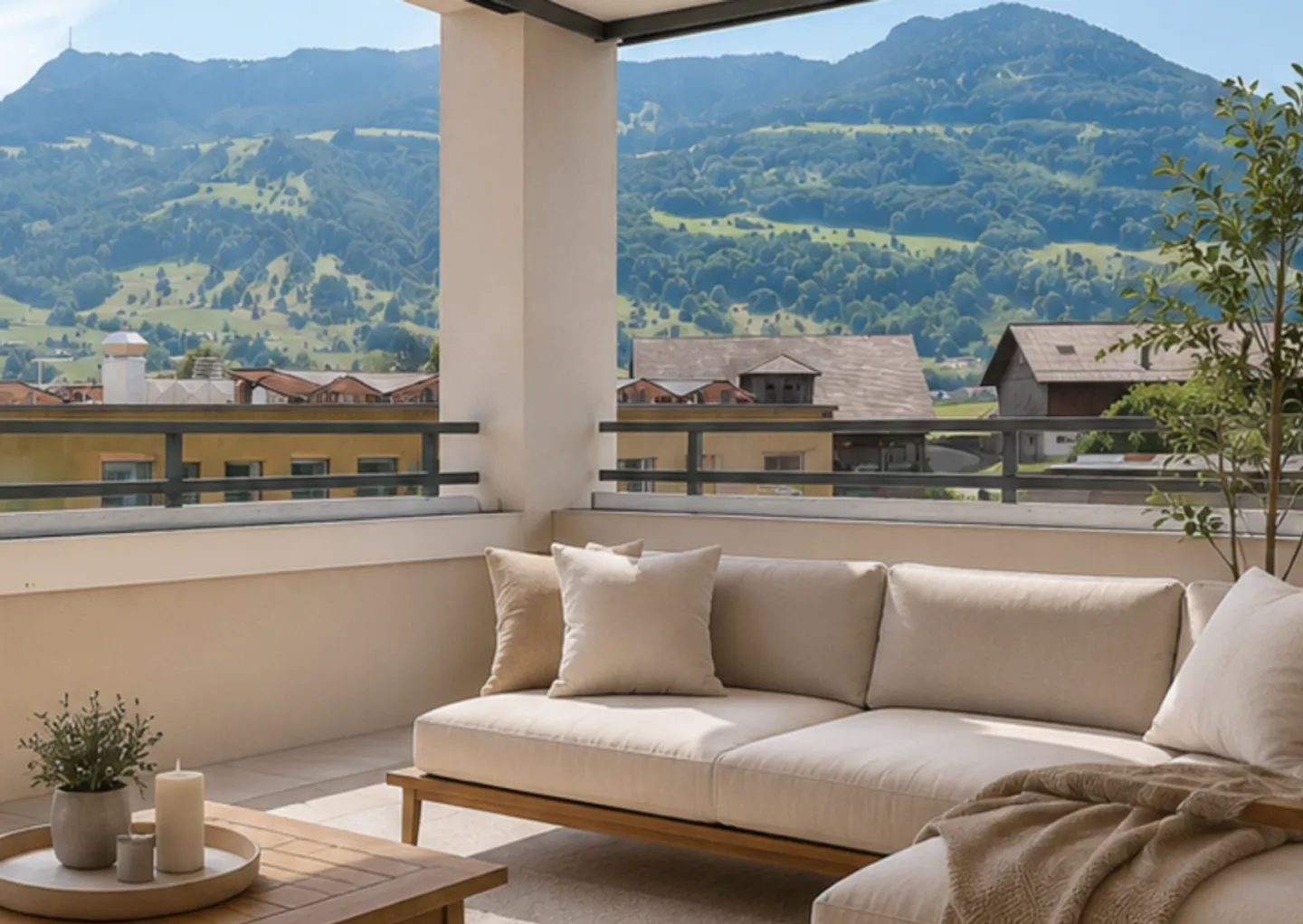 Bright 3.5-Room Apartment with Rigi View - Photo 1 of 5