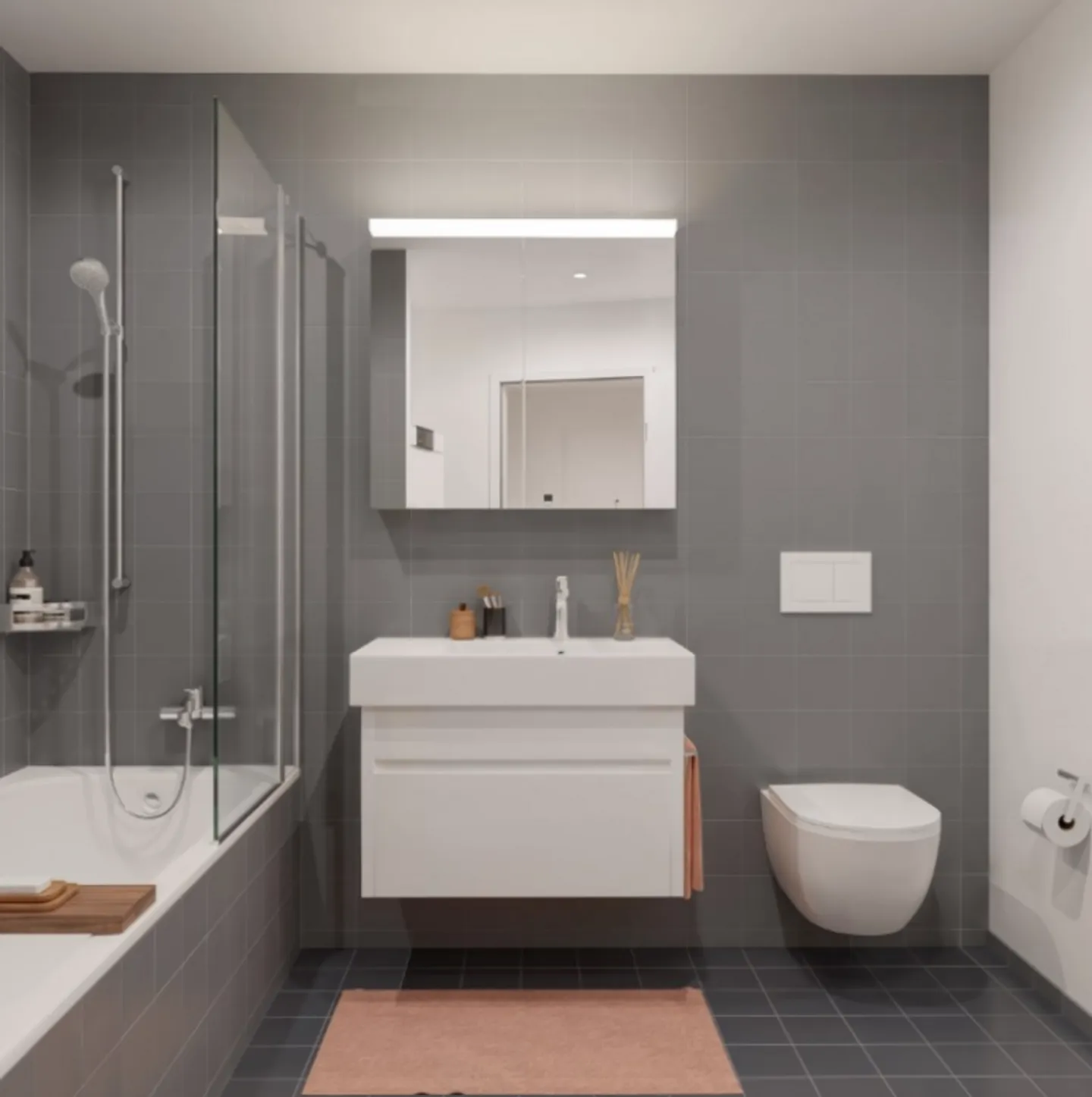 Première occupation après rénovation complète - Appartement moderne de 3,5 pièces à Opfikon - Photo 6 sur 8