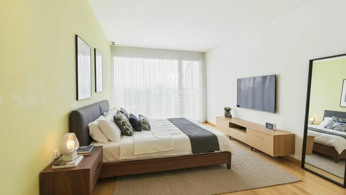 Appartement en duplex de 5½ pièces avec vue panoramique et sur les montagnes - Photo 12 sur 13