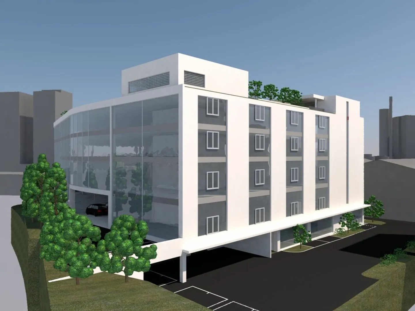 New commercial building directly on the highway with a variety of usage options - Photo 3 of 10