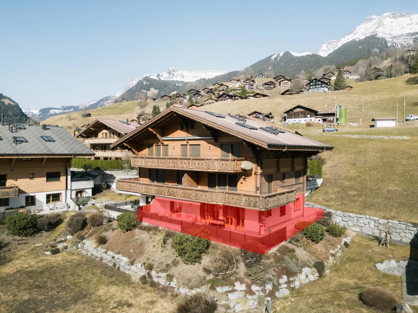 Chalet with Terrace & Mountain View - Photo 2 of 13