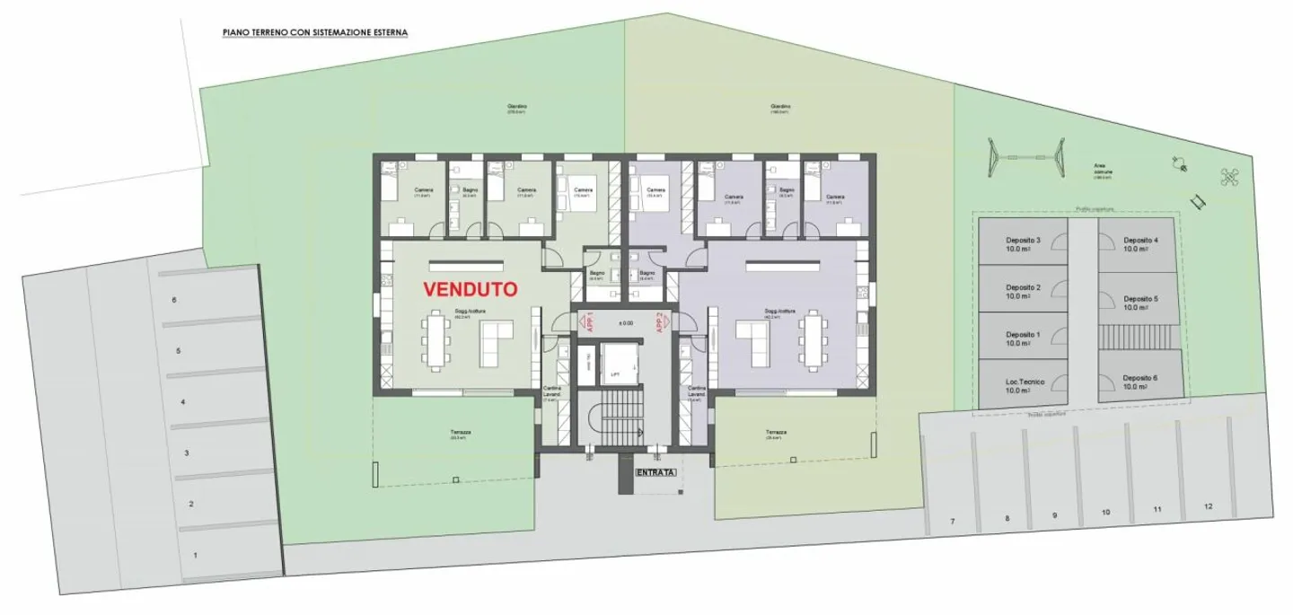 LAST 4.5 ROOMS WITH PRIVATE GARDEN IN CAMA - Photo 9 of 11