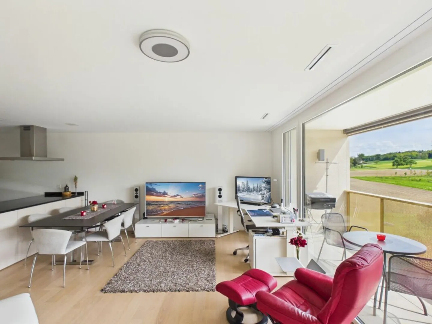 Appartement élégant de 2,5 pièces avec balcon et vue sur la verdure - Photo 4 sur 13