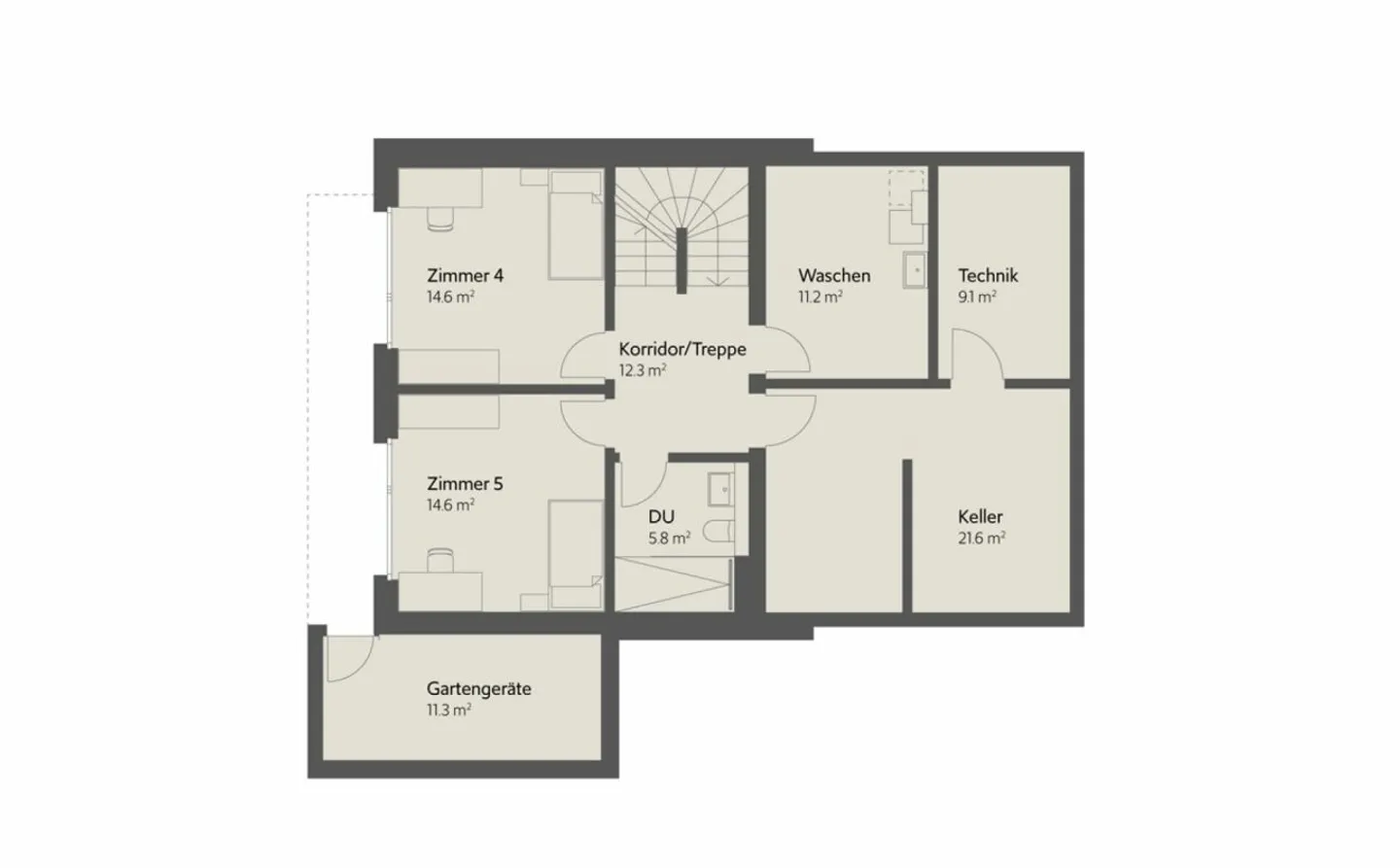 382 m² | 7.5-Zi.-Einfamilienhaus | Am Wellenberg | Erstbezug - Foto 11 di 13