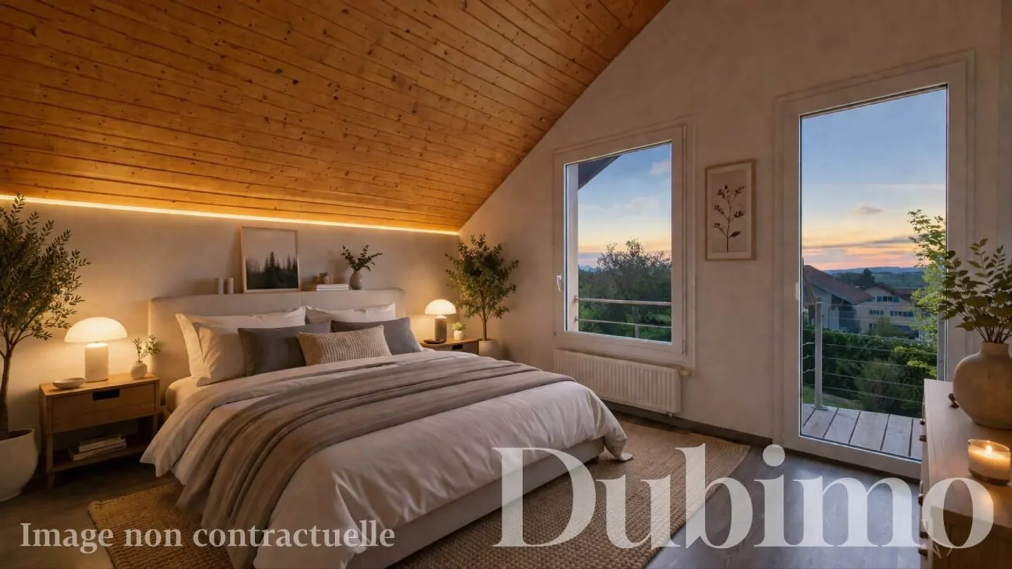 Charmantes 6-Zimmer-Haus in Sarzens (Lucens) - Foto 12 von 13