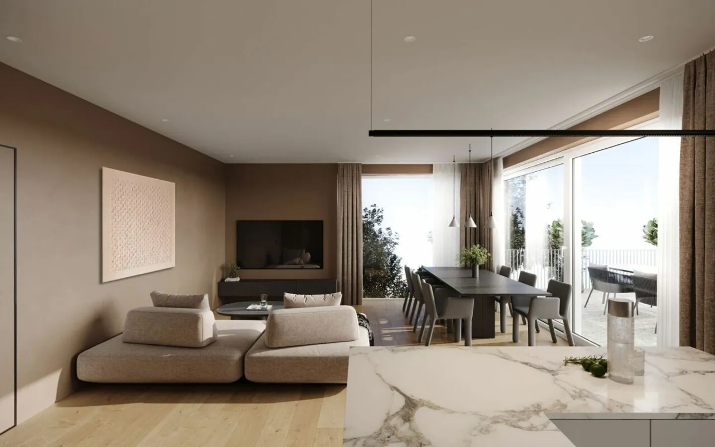 PREGASSONA - Residenza Parco Ceresio - neue 4.5 Zimmer - Foto 1 von 11