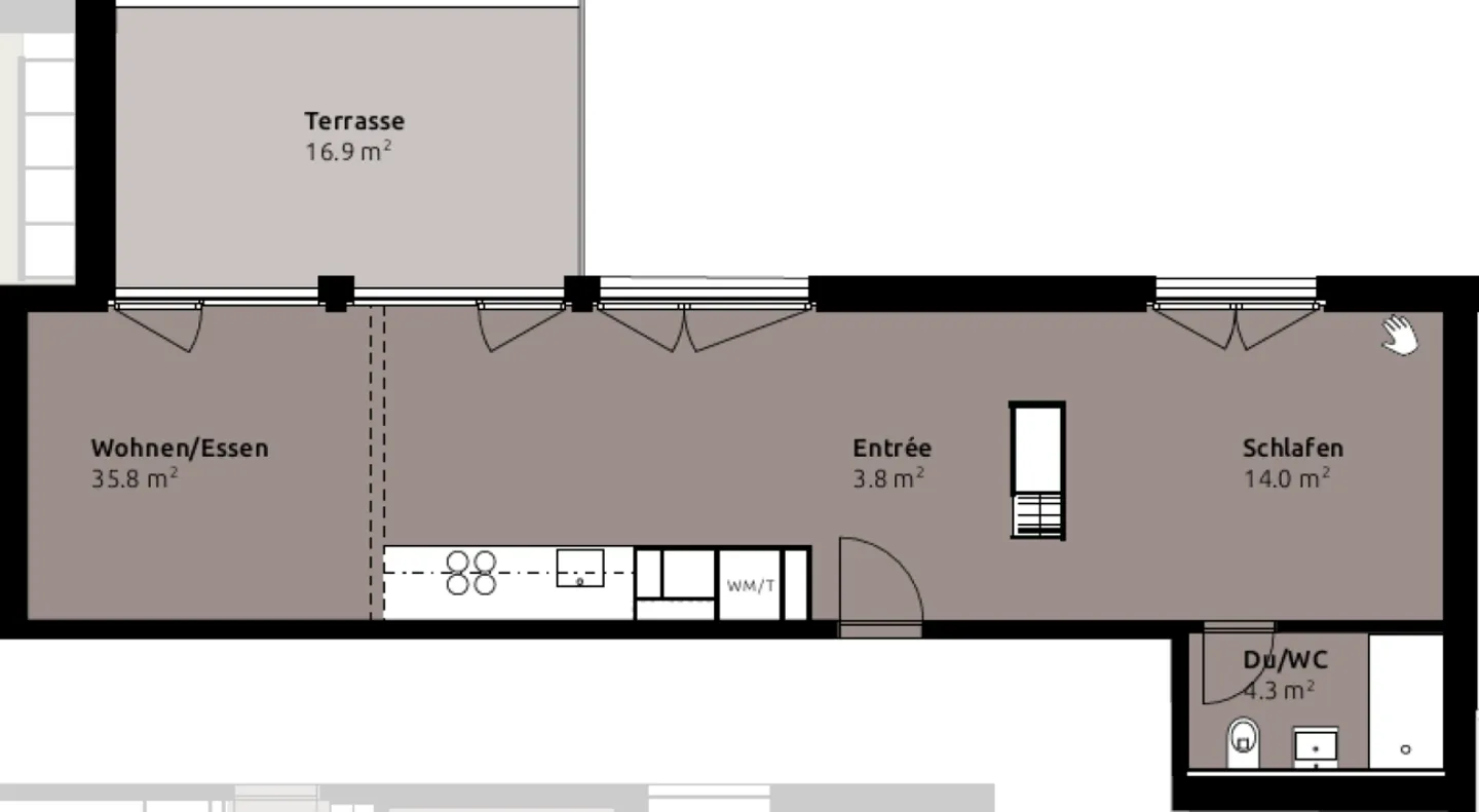 Stilvolles Stadtapartment in Luzern - Foto 7 von 7