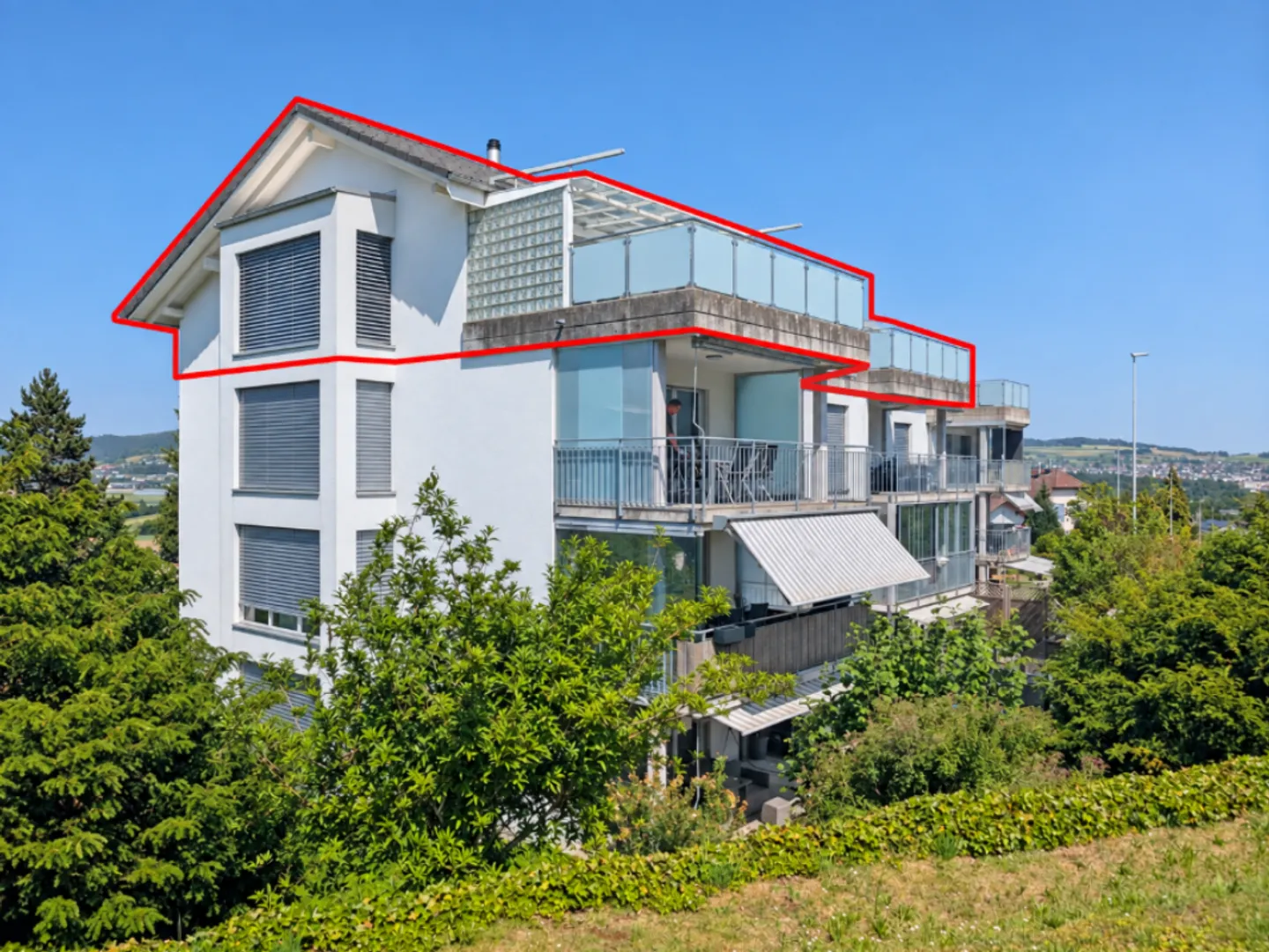 Einzigartige Attikawohnung mit Terrasse - Foto 1 von 13