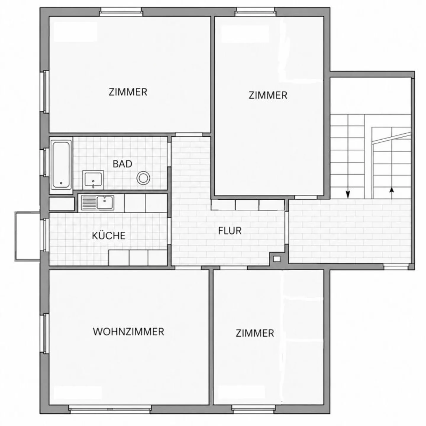Appartamento 4.0 camere accogliente e luminoso in affitto - Foto 8 di 9