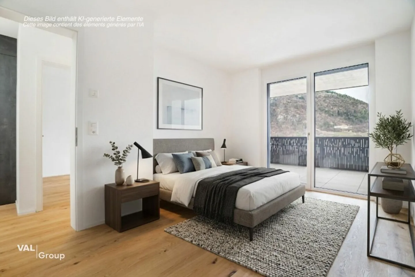 Unico appartamento attico di 4,5 stanze a Visp - vivere moderno con la migliore vista - Foto 8 di 13