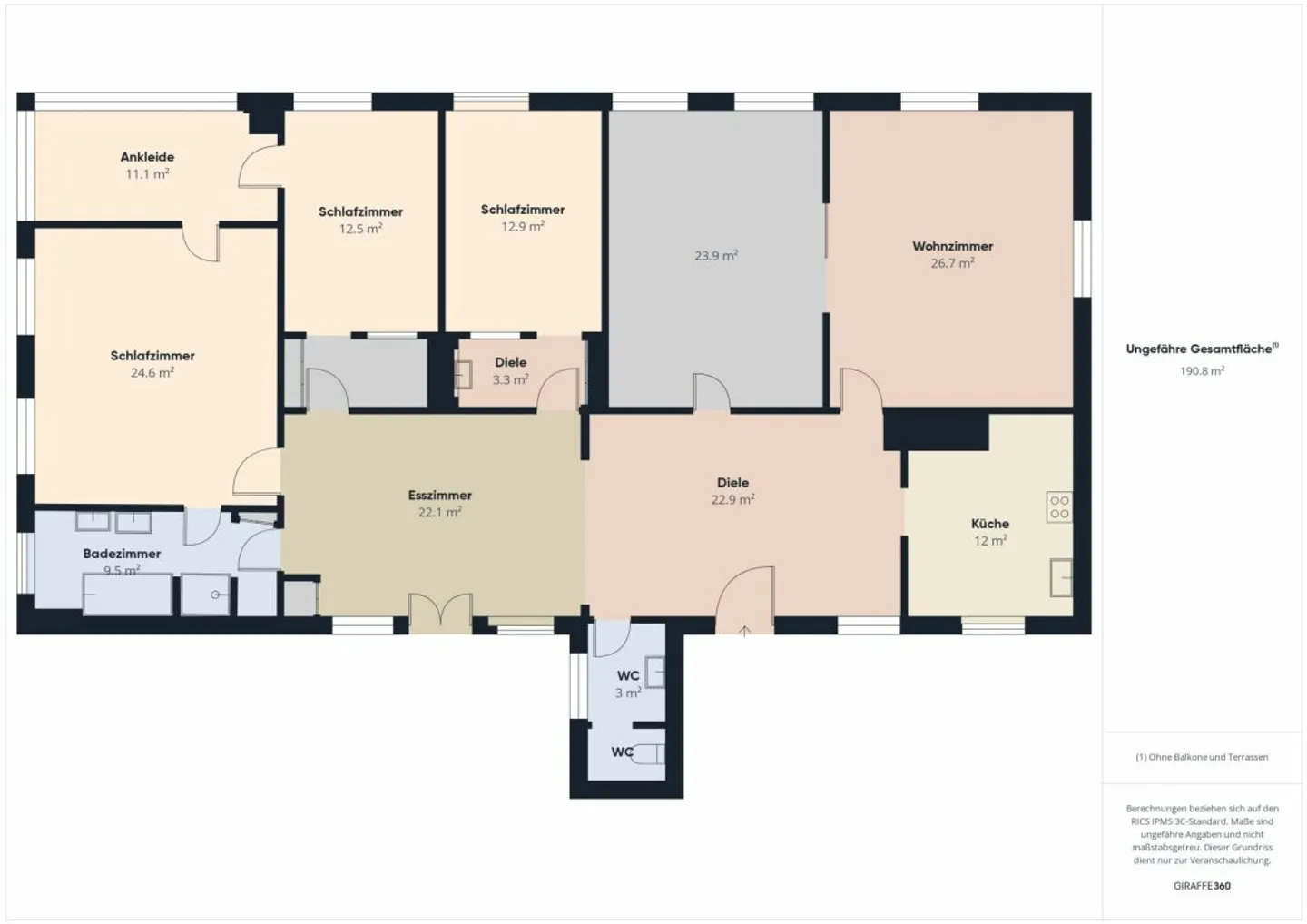 Charmante 6.5-Zimmerwohnung - Foto 10 von 11
