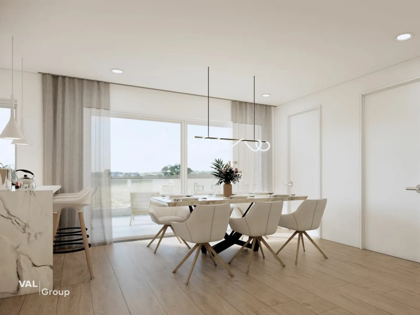 Althéa Residence - 4.5 room new apartment facing south with 27 m² balcony - Photo 2 of 13