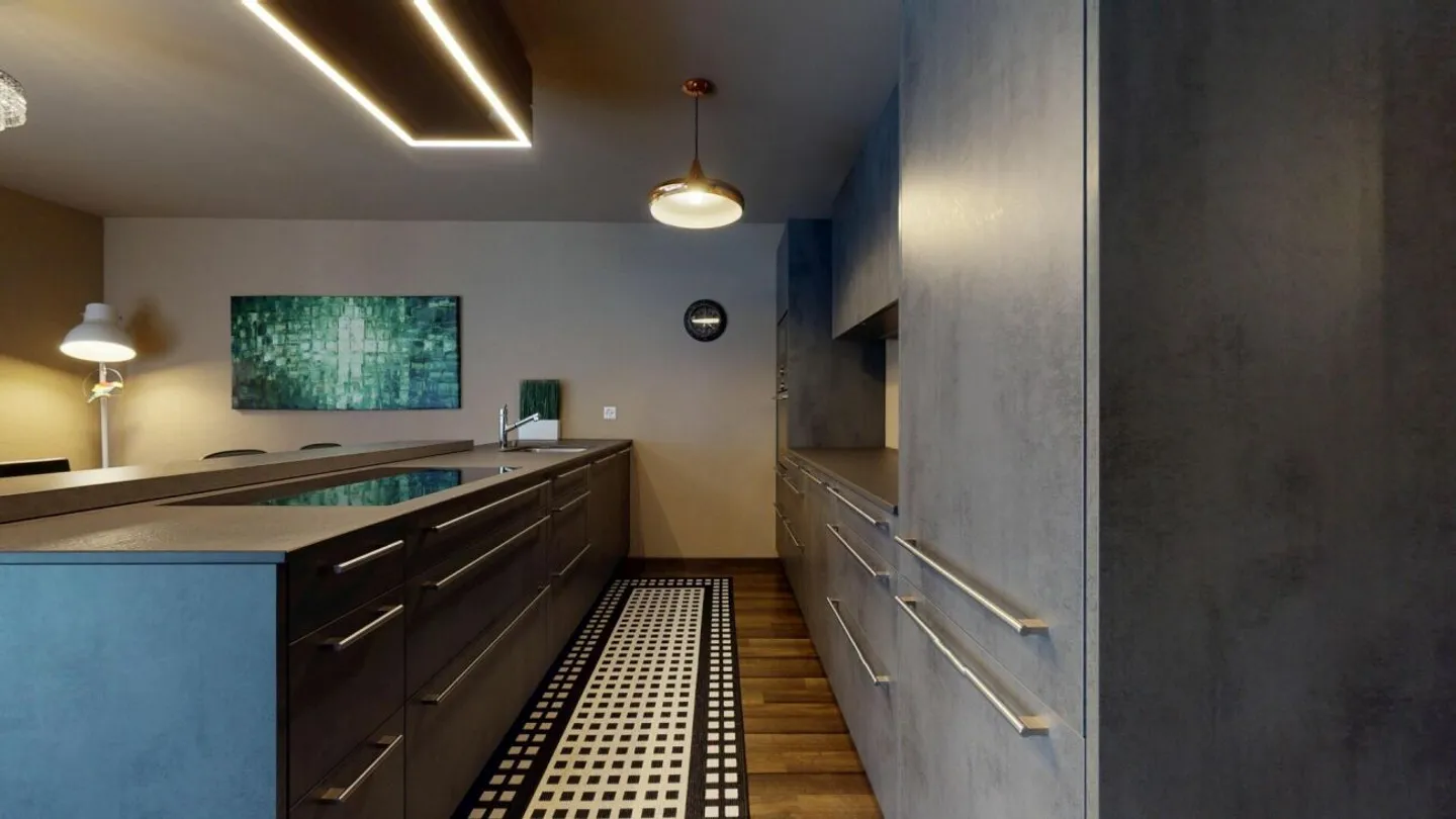 Stylish 4.5-room garden apartment with parking space in the garage and outdoor parking - Photo 8 of 12