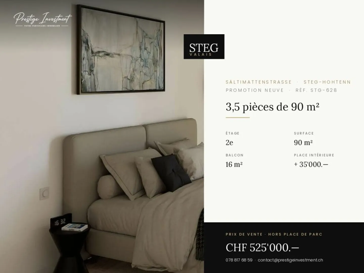 STG-628 ? 3,5 pièces de 90 m², 2ème, CHF 525'000.-- - Photo 1 of 5