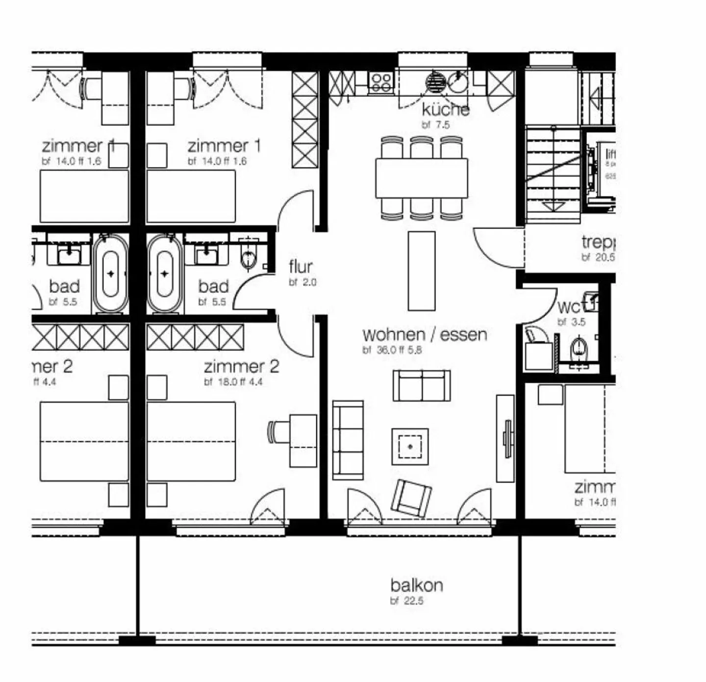 Modern, bright apartment - large balcony - Photo 7 of 7