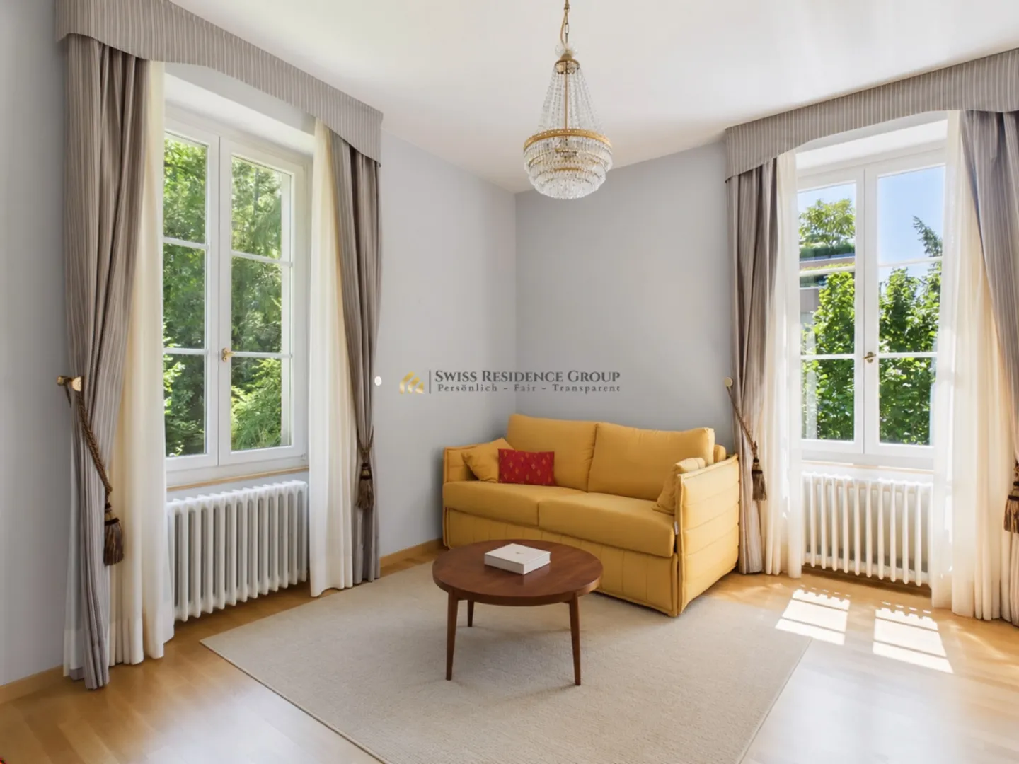 Altbau-Charme trifft auf modernen Luxus - Einzigartige 4.5-Zimmer-Wohnung mit Garten &amp; Cheminée in 8008 Zürich - Foto 9 von 13