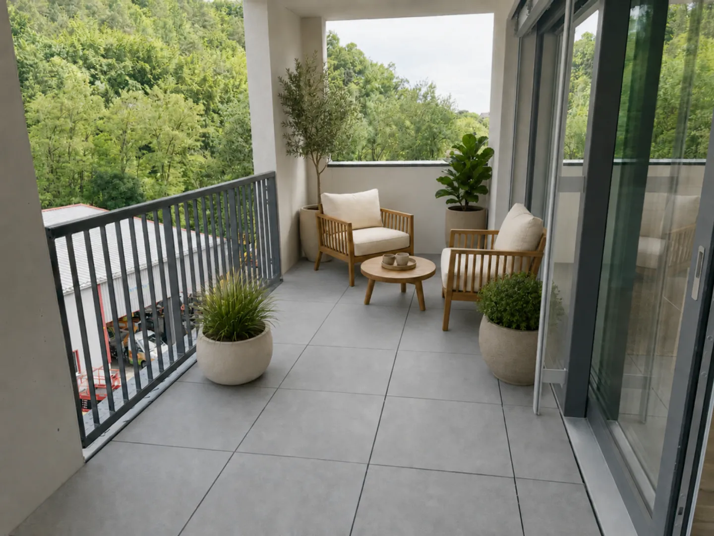 Modernes Apartment mit überdachter Terrasse - Foto 1 von 12