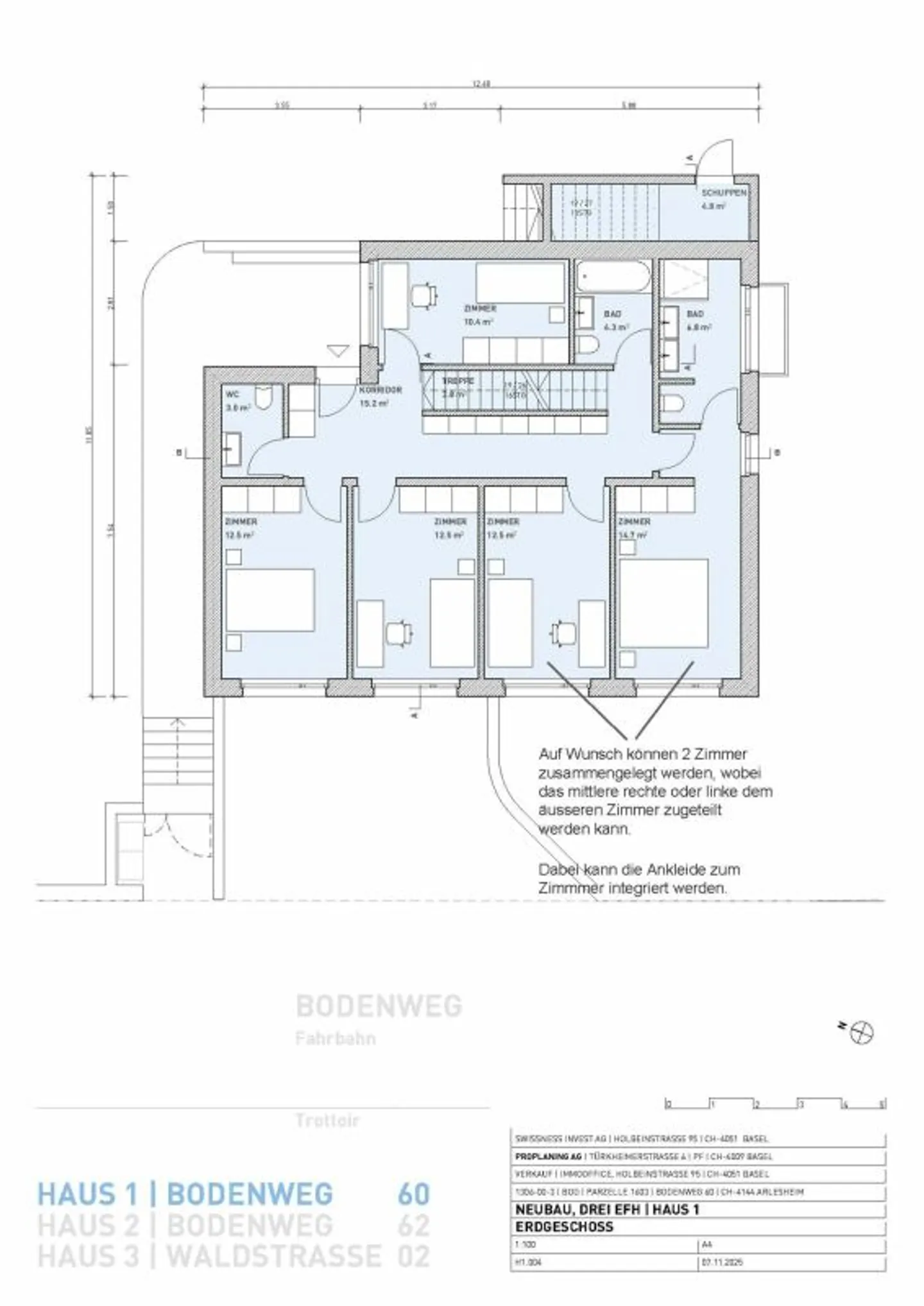 Freistehendes Haus in Arlesheim - Foto 13 von 13