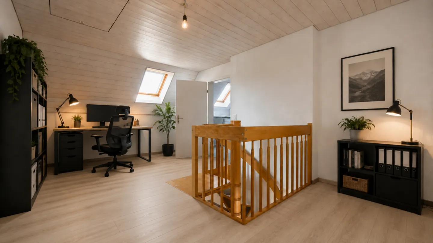 Vivre avec une vue - Spacieux penthouse en duplex avec galerie et balcon ensoleillé - Photo 12 sur 13
