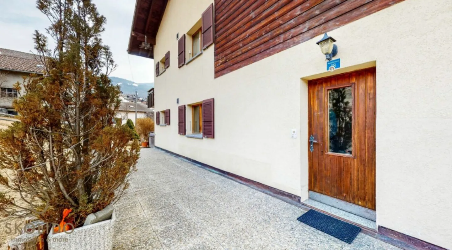 Attractive (Holiday) Apartment on Two Floors with Expansion Potential in Bürchen VS - Photo 3 of 13