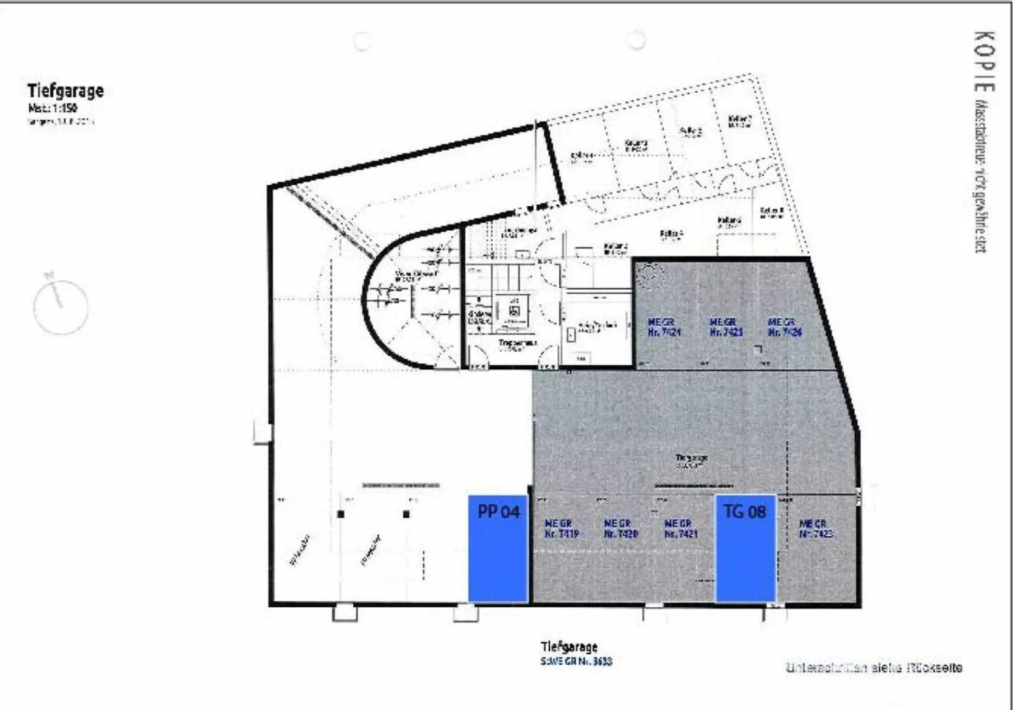 Posti auto in garage sotterranea - Foto 2 di 3