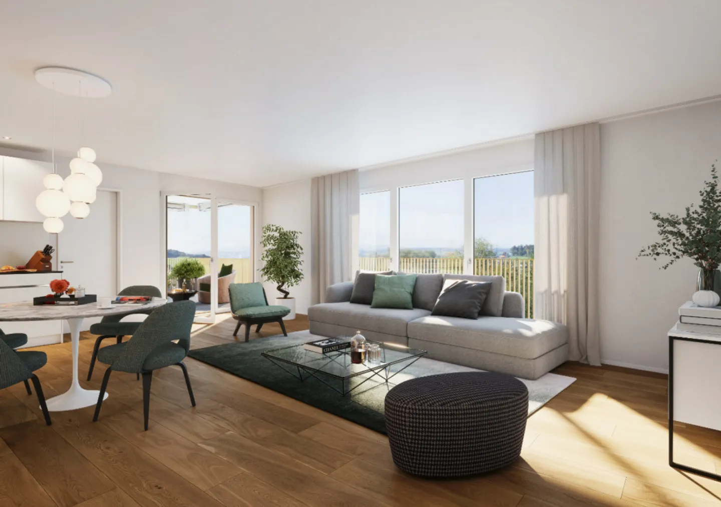 Maison de rêve au-dessus des toits de Root - 2,5 pièces dans un emplacement privilégié - Photo 3 sur 9