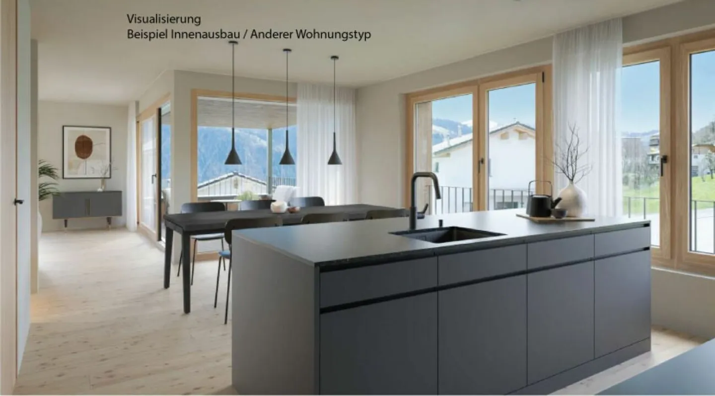 3½-Room New Apartment with Garden in the PRADA Project, Seewis - Photo 2 of 6