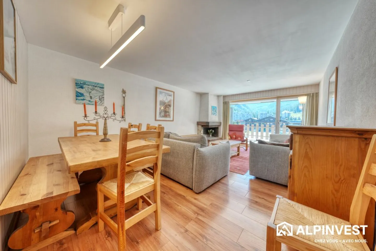 Appartamento 3,5 locali con balcone attraversante - Les Dents-Rousses, Siviez - Foto 4 di 13