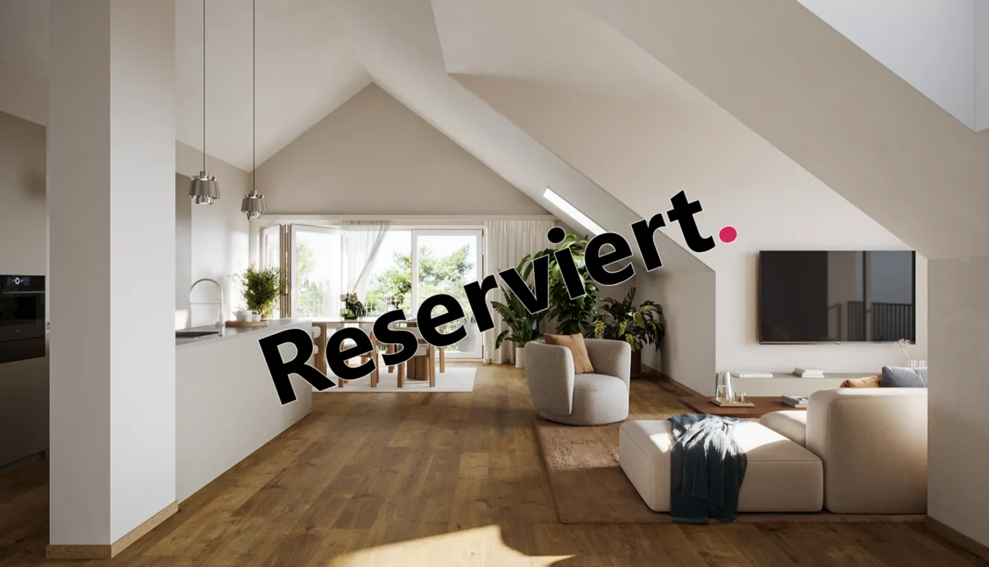 Appartement en attique avec sensation de loft et vue panoramique sur le lac ! - Photo 1 sur 1