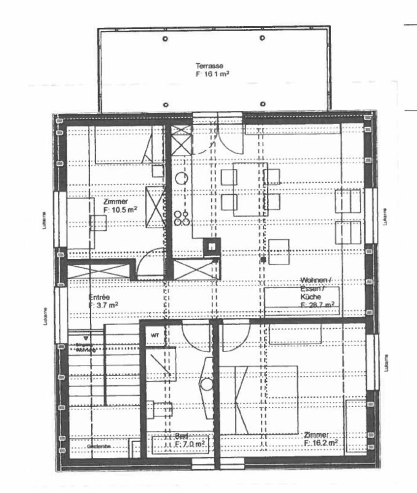 Modernes Apartment mit Balkon - Foto 9 von 9