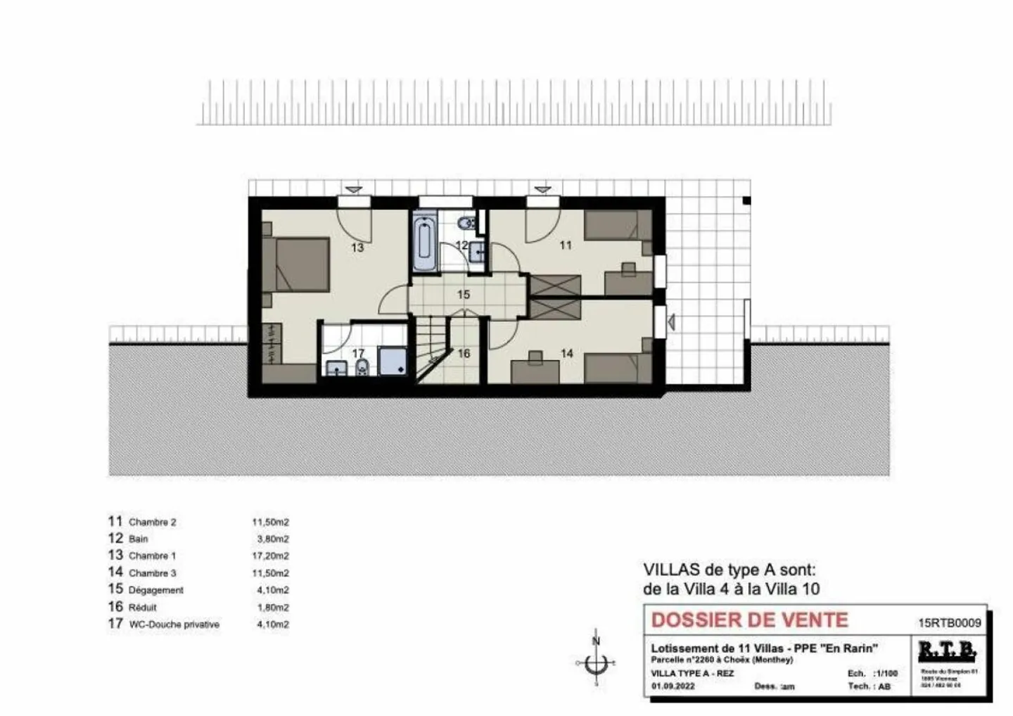 Villa indipendente 4.5 stanze a Choëx - Foto 9 di 9