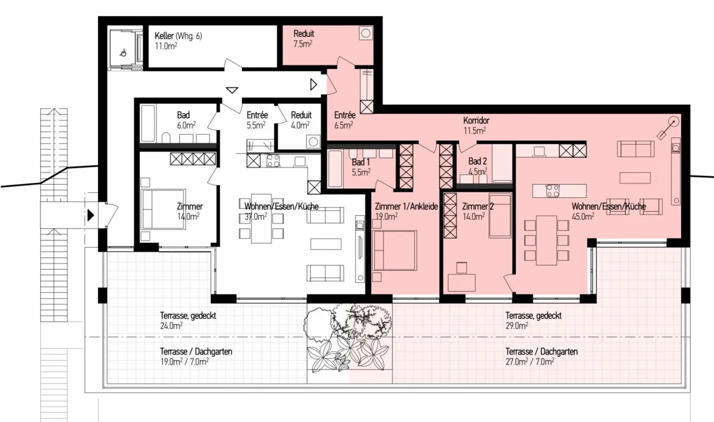 Neubau Terrassenwohnungen - Döttingen (5D) - Foto 8 von 10