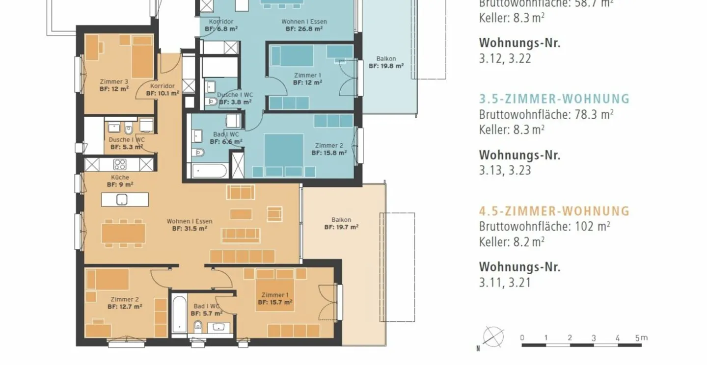 Suchen Sie eine perfekte Familienwohnung im Grünen? - Dann sind Sie hier richtig! - Photo 9 of 9