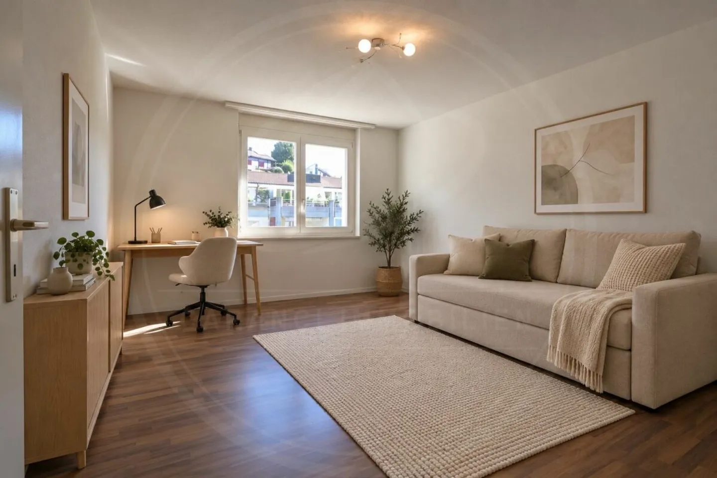 Appartamento di 3½ locali ben tenuto con due balconi al secondo piano - Foto 3 di 12