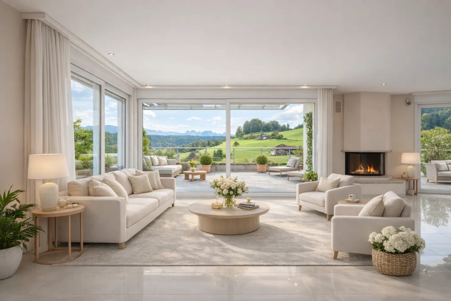 Elegante attico con vista da sogno - Foto 2 di 7