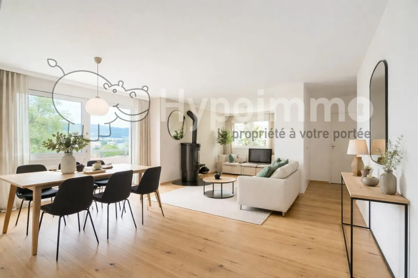 Magnificent 5.5-room apartment with balcony and garage - Photo 1 of 13