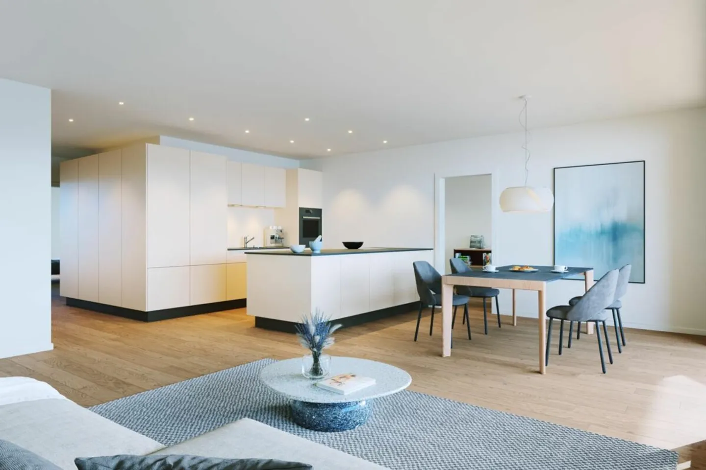 "Neubauprojekt ""Sonnenwiese"" - 4.5 Zimmer Geschosswohnung im 1. OG (Wohnung Nr. 6)" - Foto 1 von 4