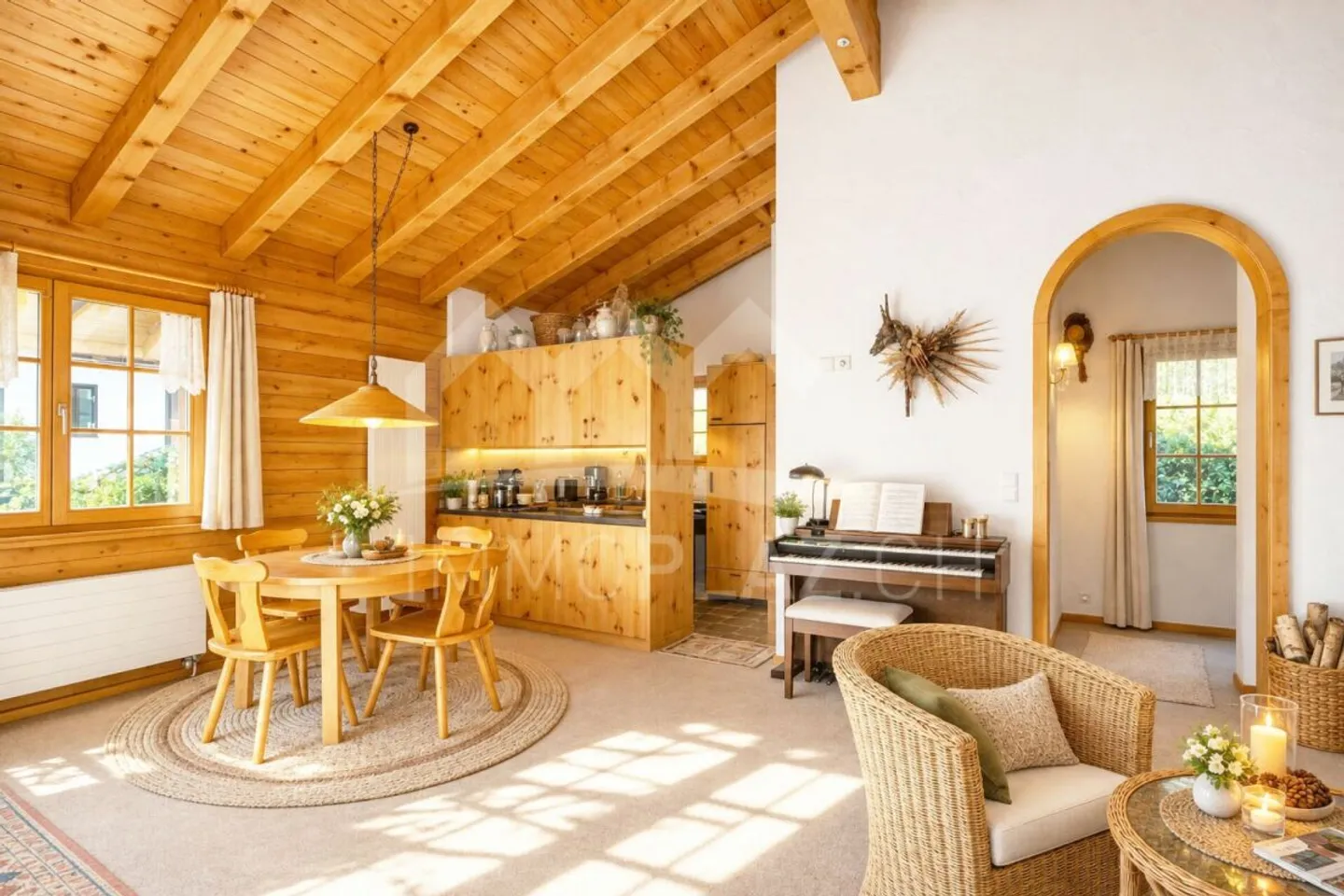 Charming holiday chalet in the ski area with great views - Photo 3 of 7